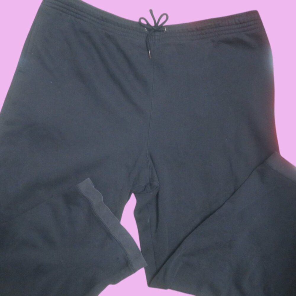 Joe Boxer men's sweatpants sweat pants athleisure activewear in black size XL.